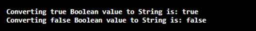 Converting static boolean values